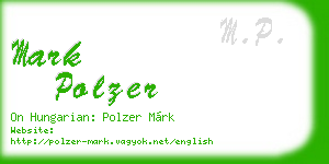 mark polzer business card